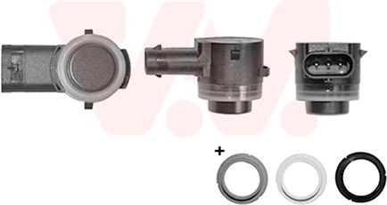 VAN WEZEL Parkeringssensor 0684880V 0684880V Ryggesensor VW TOURAN VAN WEZEL