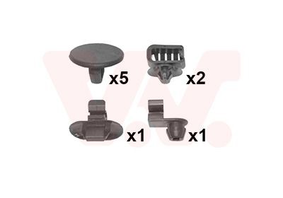 VAN WEZEL Montageset, motorkap 0925797 0925797 Motorkap en onderdelen SSANGYONG RODIUS VAN WEZEL