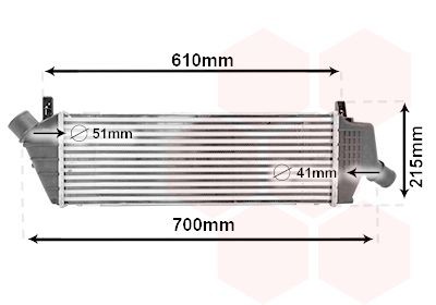 Intercooler VAN WEZEL 13014714 VAN WEZEL 13014714 Turbo intercooler Nissan MICRA 2014