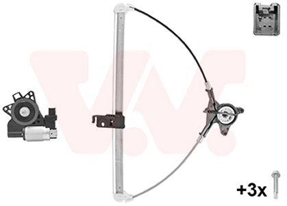 VAN WEZEL Elevador de vidro 2734267 2734267 Elevador de vidros VAN WEZEL MAZDA BT-50