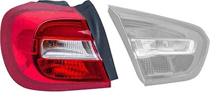 Πίσω φως VAN WEZEL 2930921 VAN WEZEL 2930921 Φανάρια πίσω MERCEDES-BENZ GLA 2019