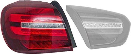 VAN WEZEL Baglygte 2950921 VAN WEZEL 2950921 Baglygte