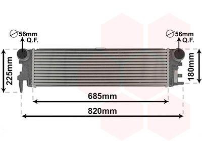 VAN WEZEL Ιντερκούλερ 30014700 Intercooler VAN WEZEL Mercedes-Benz GLS 30014700