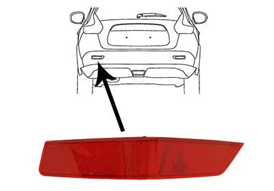 VAN WEZEL Reflektor 3375939 3375939 Tagumine helkur NISSAN MICRA VAN WEZEL