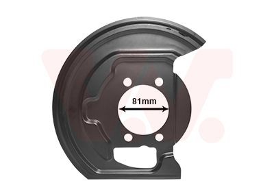 VAN WEZEL Ankerplaat remschijf 3388371 3388371 Ankerplaat NISSAN GT-R VAN WEZEL