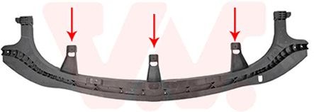 VAN WEZEL Renfort de pare-chocs (traverse) 3753562 Renfort de pare-chocs VAN WEZEL ANTARA 3753562 pas cher