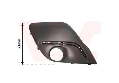 Grille de ventilation, pare-chocs VAN WEZEL 4021594 VAN WEZEL 4021594: Grille prise air inférieure Peugeot 107 2010