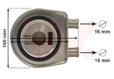 VAN WEZEL Õliradiaator, mootoriõli 43013705 VAN WEZEL 43013705 Õlijahuti Renault Megane CC hind