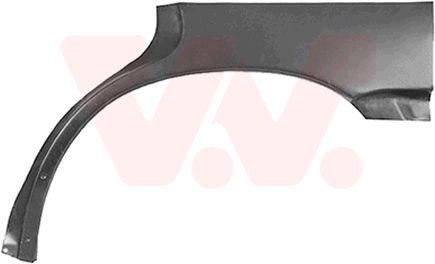 VAN WEZEL Kylkipaneeli 5125147 Subaru Legacy BG5 pyöräkotelo VAN WEZEL 5125147