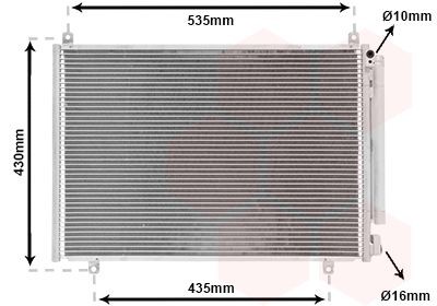 VAN WEZEL Kondensator, klimaanlegg 52015703 52015703 Ac kondenser SUZUKI LIANA VAN WEZEL