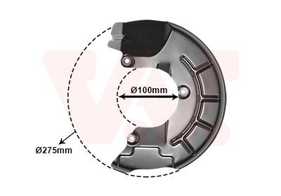 VAN WEZEL Bremseskjold 5829371 VAN WEZEL 5829371 Skvettbord Seat Ibiza 5 pris