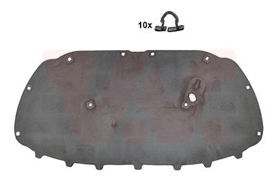VAN WEZEL Silencing Material, engine bay 5829460 VAN WEZEL 5829460 ABARTH Bonnet insulation replacement cost