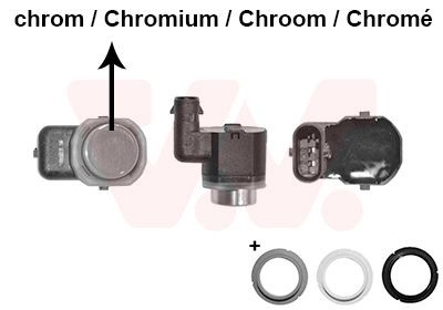 VAN WEZEL Parkeersensor 5839880V 5839880V Parkeersensoren VAN WEZEL SUZUKI SX4