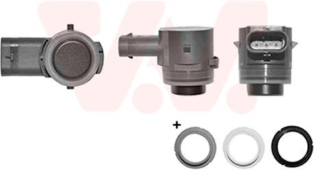 VAN WEZEL Parkeringssensor 7624880V 7624880V Ryggesensor KIA STINGER VAN WEZEL