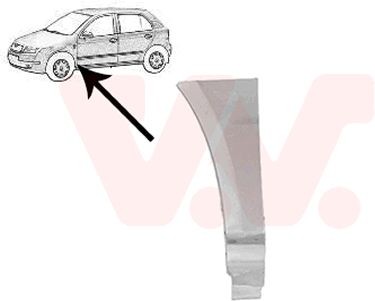Hjulskjerm VAN WEZEL 7625155 VAN WEZEL 7625155: Skvettskjerm Škoda FABIA 2016
