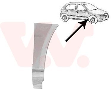 Hjulskjerm VAN WEZEL 7625156 VAN WEZEL 7625156 Frontskjerm SKODA RAPID 2017