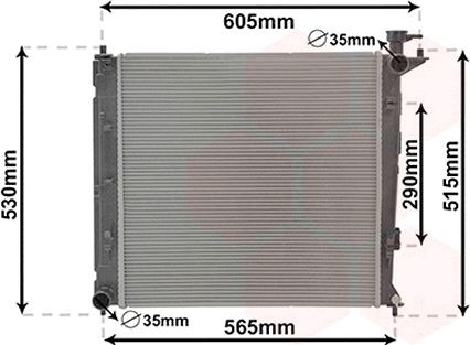 VAN WEZEL Kühler, Motorkühlung 83012710 VAN WEZEL 83012710 Kühler, Motorkühlung
