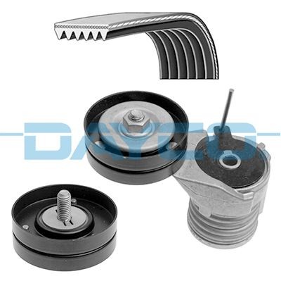 DAYCO Poly V-riem set KPV330 DAYCO KPV330 Multiriem set VW Polo Variant prijs