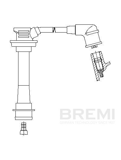 BREMI Faisceau d'allumage 6A61/50 6A61/50 Faisceau d'allumage TOYOTA YARIS BREMI