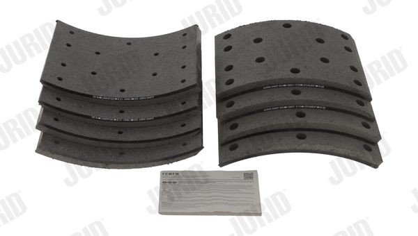 JURID Bromsbelägg, sats, trumbroms 1904105460 1904105460 Handbromsbackar JURID PEUGEOT TRAVELLER