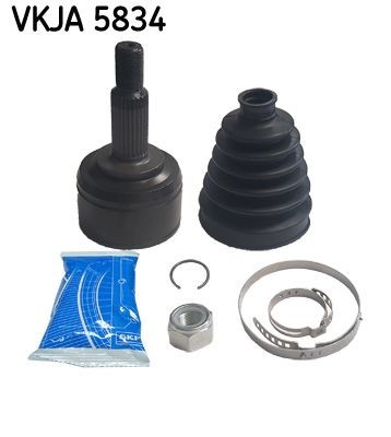SKF Homokineet reparatie set, aandrijfas VKJA 5834 SKF VKJA 5834 Homokinetische koppeling Kangoo III MPV originele prijs