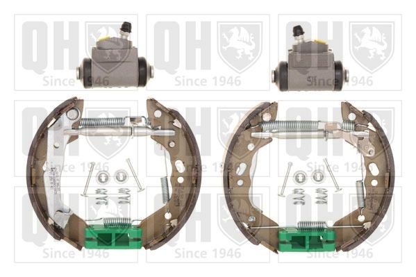 Jarrukenkäsarja QUINTON HAZELL BS1066K2 QUINTON HAZELL BS1066K2: Jarrukengät Hyundai ATOS 2014