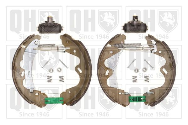 QUINTON HAZELL Sada brzdových čeľustí BS1179K3 BS1179K3 Bubnové brzdy NISSAN MICRA QUINTON HAZELL