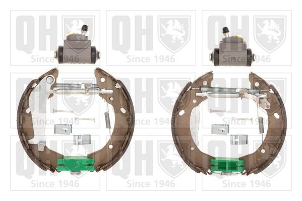 QUINTON HAZELL Sada bŕzd, Bubnová brzda BS1223K2 Brzdové čeluste Hyundai IA BS1223K2 QUINTON HAZELL