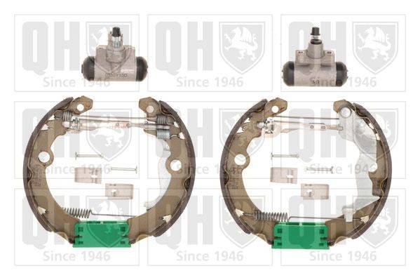 QUINTON HAZELL Σετ σιαγόνων φρένων BS1236K1 Σιαγόνων φρένων QUINTON HAZELL Skoda ROOMSTER BS1236K1