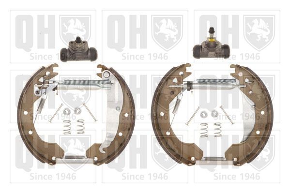 QUINTON HAZELL Bromsbacksats BS686K3 QUINTON HAZELL BS686K3 Bromsbackar OPEL Kadett E Sedan (T85) bak och fram