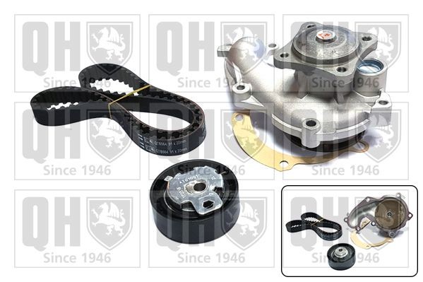 QUINTON HAZELL Tandremssæt med vandpumpe QBPK6190 QUINTON HAZELL QBPK6190 Vandpumpe + tandremssæt Ford Focus dnw billig