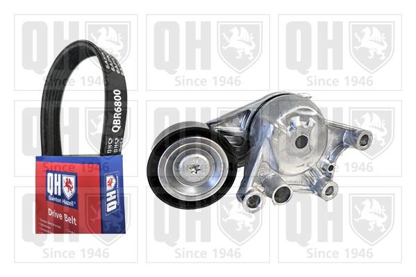 QUINTON HAZELL Ķīļrievu siksnu komplekts QDK100 QUINTON HAZELL QDK100 Ķīļrievu siksnu komplekts Citroën C4 orģinālās