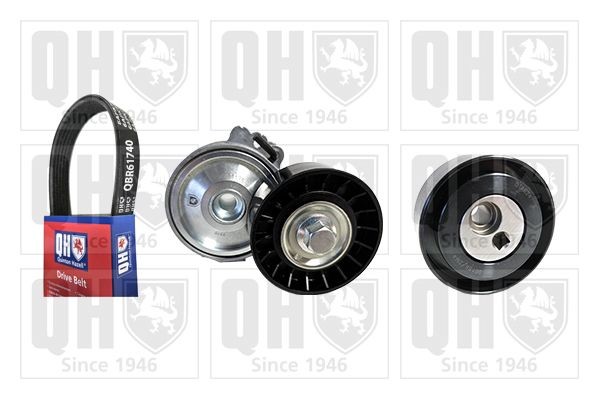 QUINTON HAZELL Σετ ιμάντων poly-V QDK110 Κιτ ιμάντα κίνησης LANCIA QUINTON HAZELL QDK110