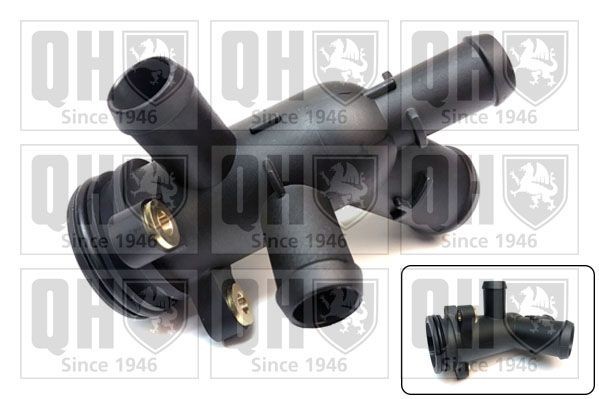 QUINTON HAZELL Kühlmittelflansch QTH1004CF QTH1004CF Kühlwasserflansch FORD C-MAX QUINTON HAZELL kaufen