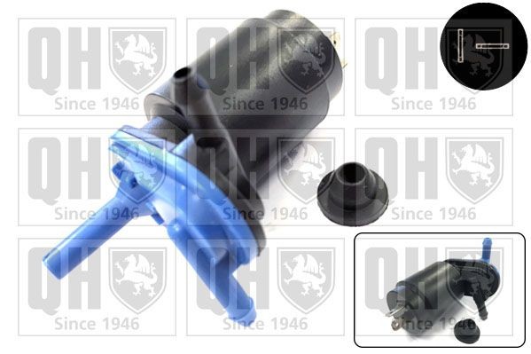 QUINTON HAZELL Spylepumpe QWP085 QUINTON HAZELL QWP085 Vinduspylermotor Delta II (836) pris