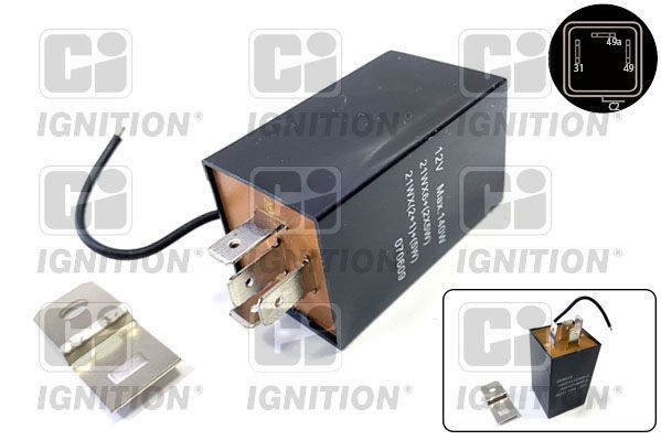 QUINTON HAZELL Blinkersrelä XFL110 XFL110 QUINTON HAZELL blinkersrelä Fiat GRANDE PUNTO