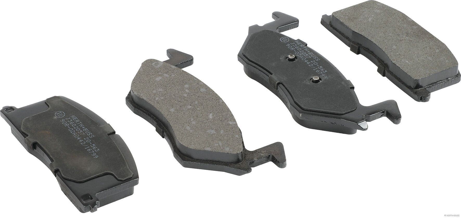 HERTH+BUSS JAKOPARTS Kit pastiglie freni J3602057 HERTH+BUSS JAKOPARTS J3602057 Pasticche dei freni Toyota Starlet 3 originale prezzo