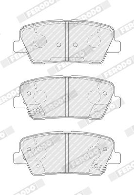 FERODO Τακάκια φρένων FDB4391 FERODO FDB4391 Σετ τακάκια Hyundai Genesis BK1 φθηνά