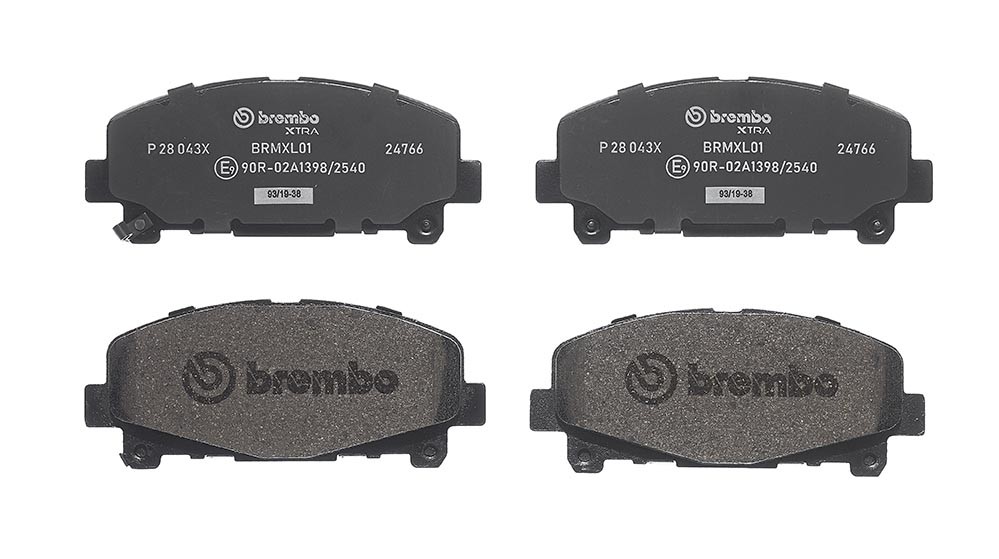 BREMBO Brzdové doštičky/platničky P 28 043X BREMBO P 28 043X Brzdové doštičky/platničky HONDA Accord IX Sedan (CR) 3.5 277 KS 2022