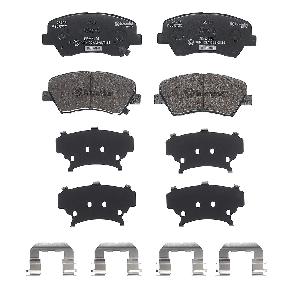 Bremseklosser BREMBO P 30 073X BREMBO Xtra P 30 073X: Bremsekloss Kia SHUMA 2013