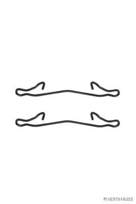 HERTH+BUSS JAKOPARTS Monteringssett, bremseklosser J3660301 HERTH+BUSS JAKOPARTS J3660301 Tibehørsett, skivebremse belegg KIA Sephia I Hatchback (FA) billige