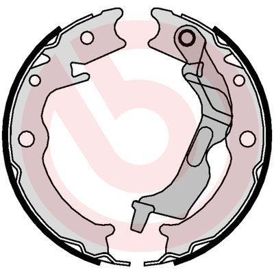BREMBO Σετ σιαγόνων φρένων, χειρόφρενο S 10 520 S 10 520 Χειρόφρενο SUZUKI SJ 410 BREMBO