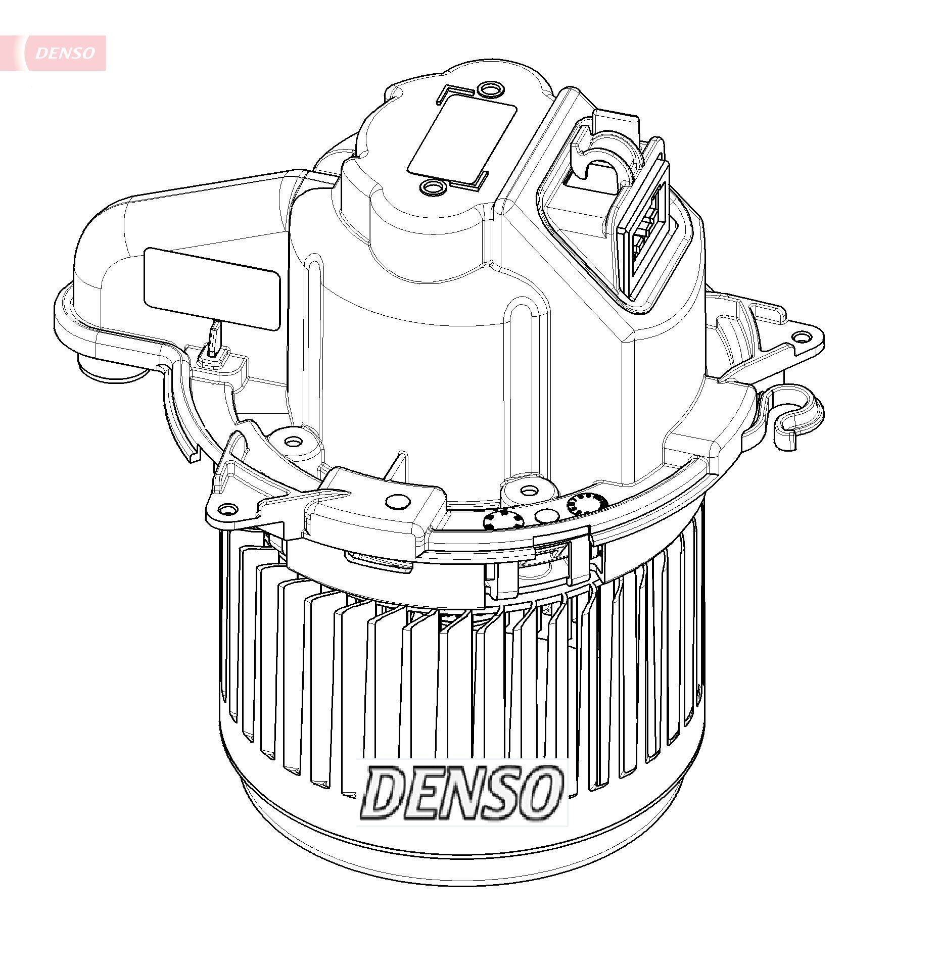 DENSO Kupéfläkt DEA23023 DEA23023 DENSO kupéfläkt DACIA SANDERO