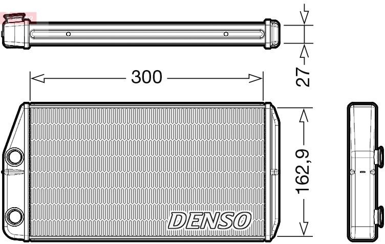 DENSO Εναλλάκτης θερμότητας, θέρμανση εσωτερικού χώρου DRR01002 Εναλλάκτης θερμότητας DENSO NP300 PICKUP DRR01002 φθηνά