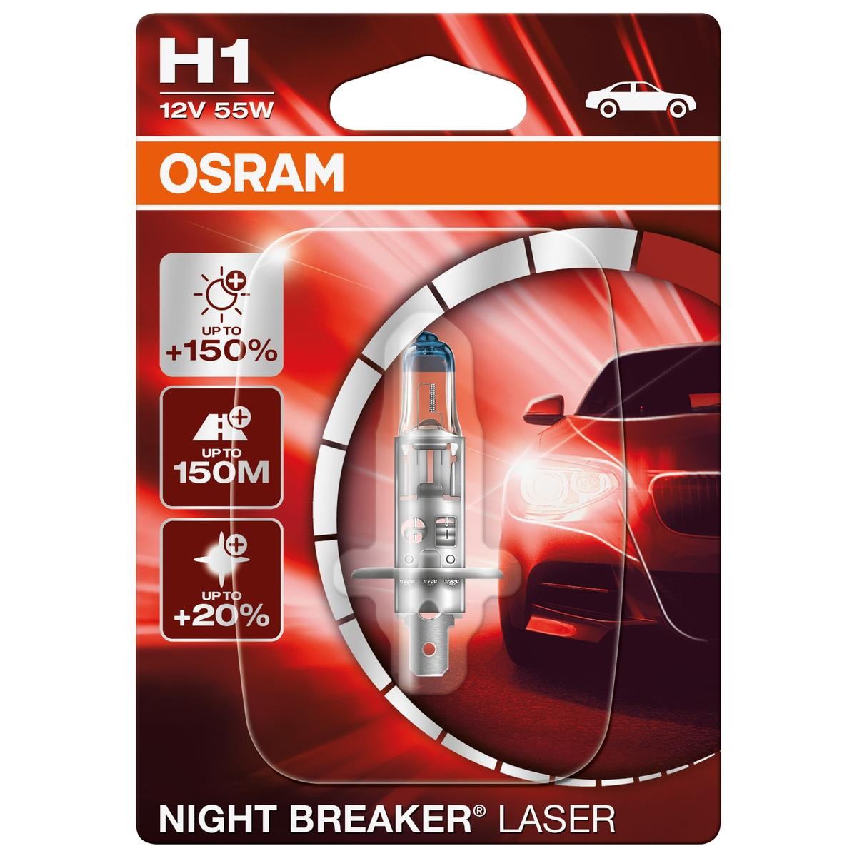 OSRAM Glödlampa, fjärrstrålkastare 64150NL-01B Byta Dimljuslampa FORD Transit Courier V769 MPV (N3P) kostnad OSRAM 64150NL-01B