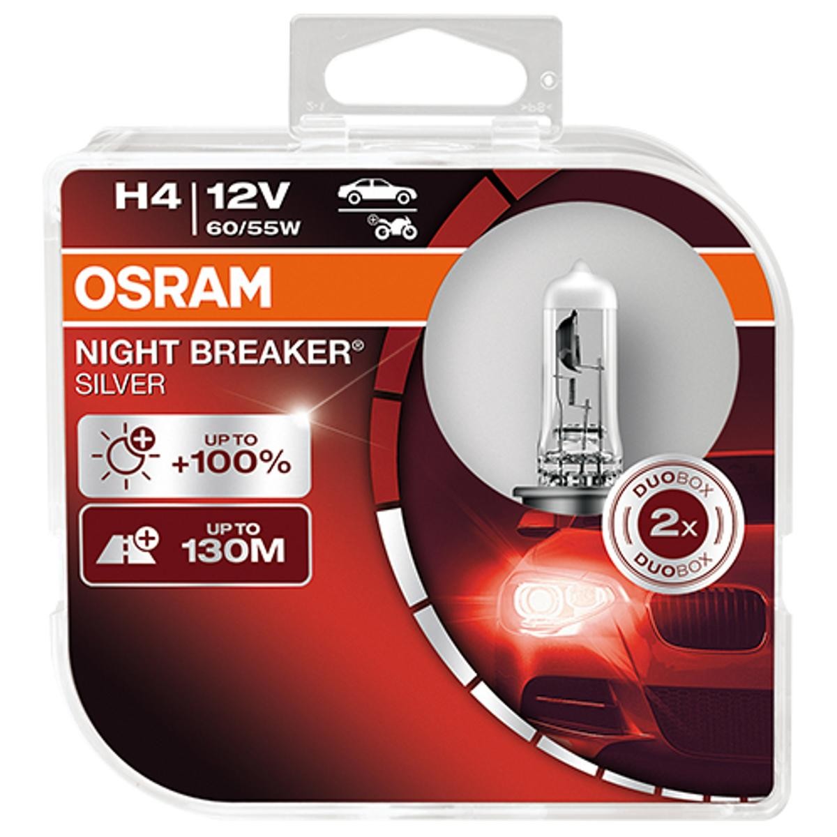OSRAM Λυχνία, μεγάλα φώτα 64193NBS-HCB OSRAM 64193NBS-HCB Λυχνία προβολέα Fiat QUBO γνήσια
