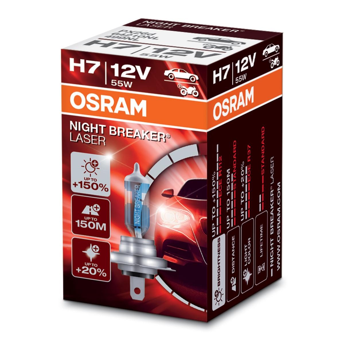 OSRAM Λυχνία, μεγάλα φώτα 64210NL OSRAM 64210NL Λυχνία προβολέα ομίχλης Ford Transit Courier Combi τιμες