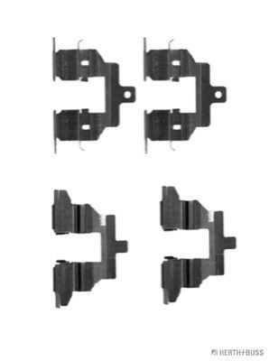 HERTH+BUSS JAKOPARTS Kit accessori, pastiglia freno J3661023 J3661023 costo Kit accessori, pastiglia freno HERTH+BUSS JAKOPARTS RENAULT CAPTUR