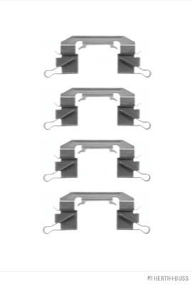 HERTH+BUSS JAKOPARTS Accessoireset, schijfremblok J3661024 J3661024 HERTH+BUSS JAKOPARTS Accessoireset, schijfremblok Nissan goedkoop