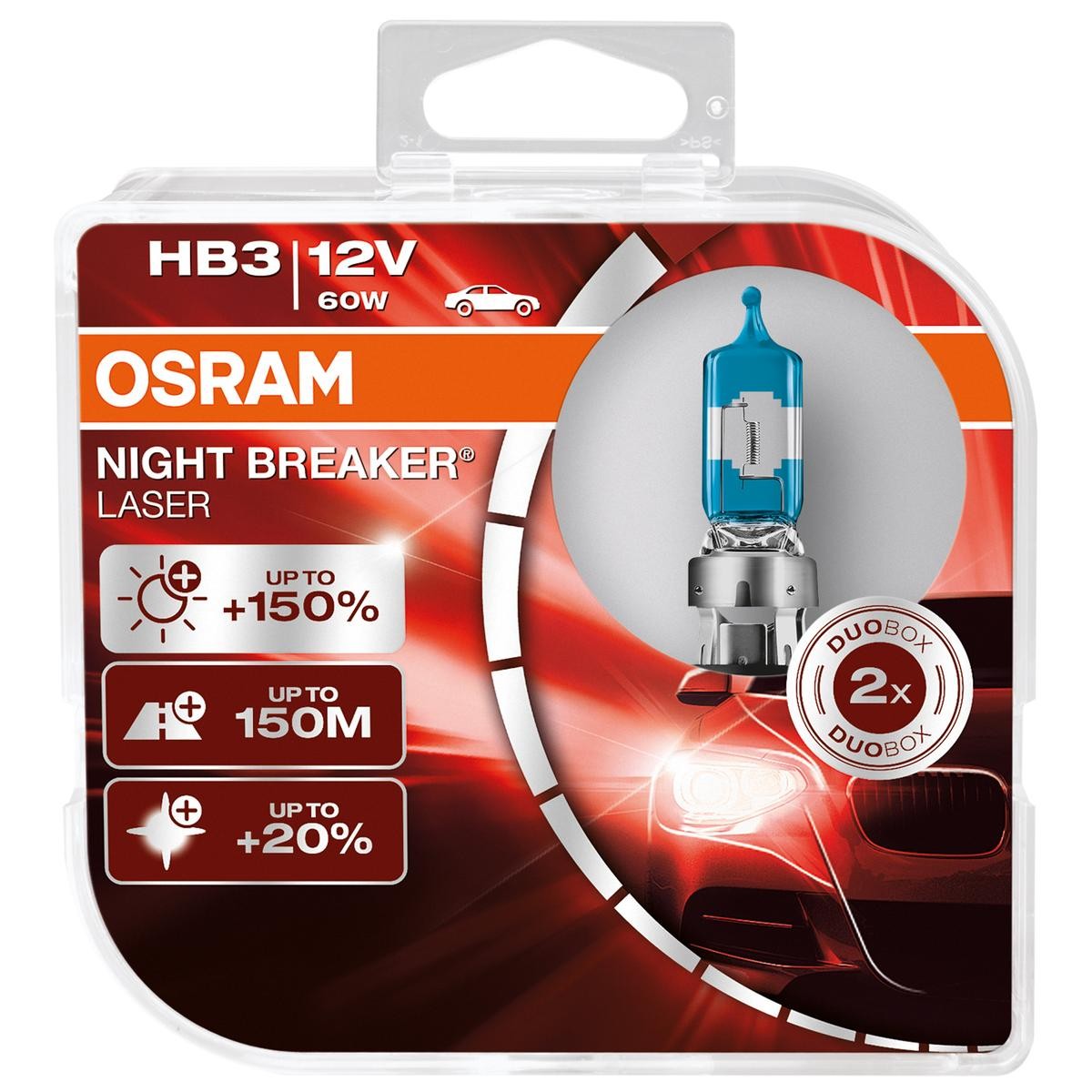 Lampadina, faro di profondità OSRAM 9005NL-HCB OSRAM NIGHT BREAKER LASER next Generation 9005NL-HCB Lampada fendinebbia Toyota LAND CRUISER 2013